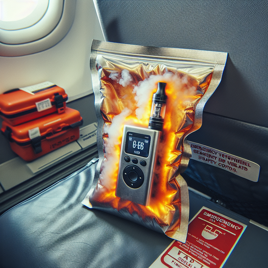 Mid-Air Scare: Overheating E-Cigarette Causes Alarm on Los Angeles Bound Flight