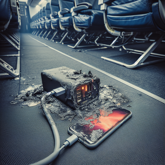 High-Altitude Scare: Passenger's Phone Ignites Mid-Flight
