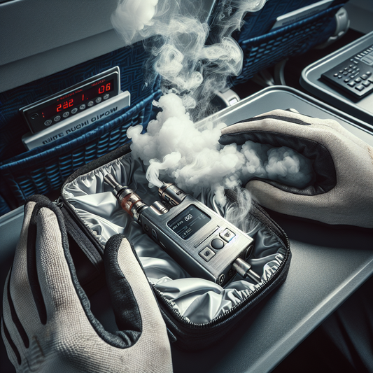 Terrifying Moments in the Sky: e-Cigarette Sparks Mid-Flight Emergency