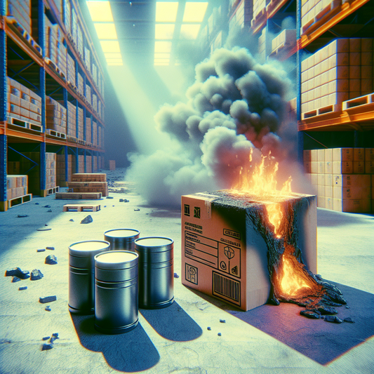 Local Warehouse Engulfed in Flames Due to Lithium-ion Battery Fire