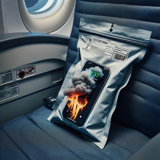 High Altitude Scare: Swift Action Quells Cellphone Smoke Incident