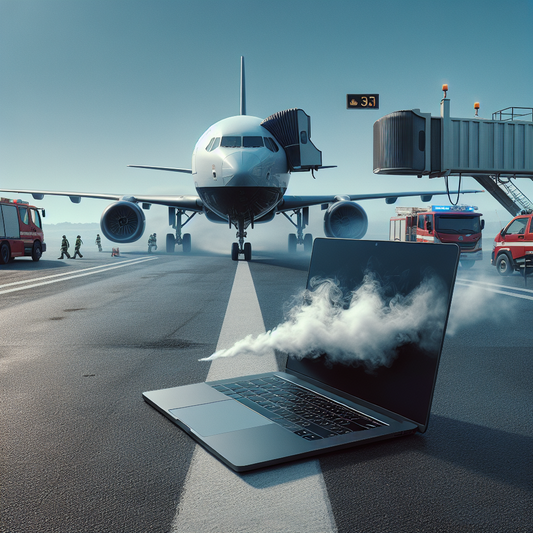 Close Call at the Gate: Laptop Battery Incident on Passenger Flight