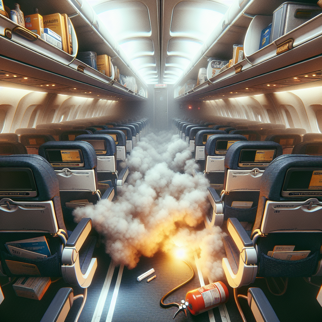 Mid-Air Scare: Quick-Thinking Crew Diverts Flight After E-Cigarette Malfunction