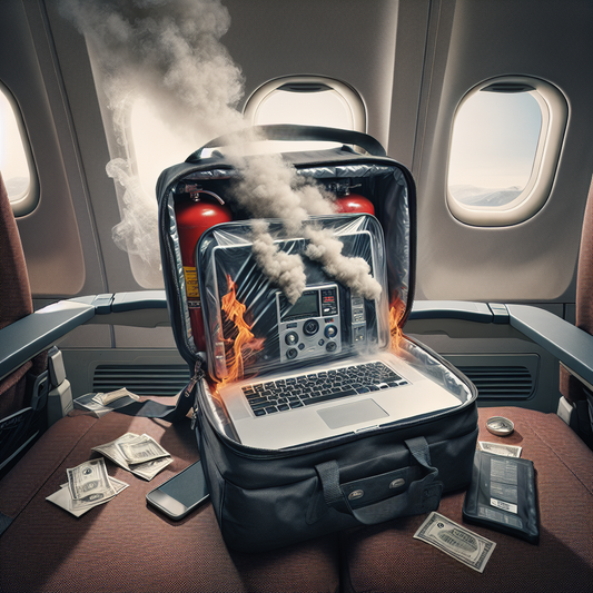 Mid-Air Scare: Passenger's Laptop Emits Smoke on Flight