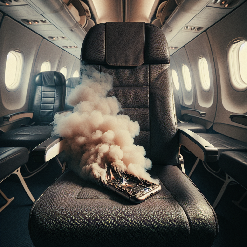Mid-Flight Scare as Passenger's Cell Phone Ignites