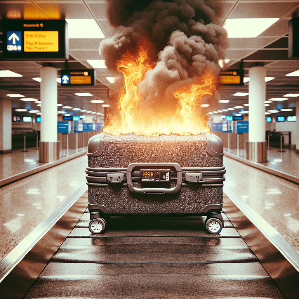 Dramatic Fire Erupts at YVR as Checked Bag Ignites