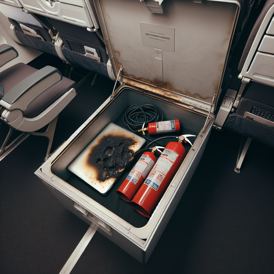 Mid-Air Scare as Flight Crew Battles Laptop Fire En Route to Atlanta