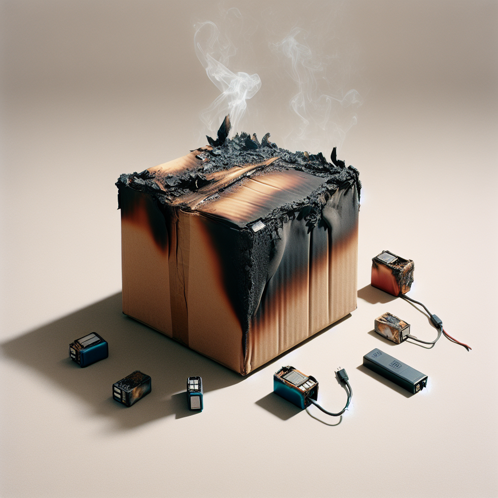 Smoke Alarms Triggered as Package Ignites Mid-Transit