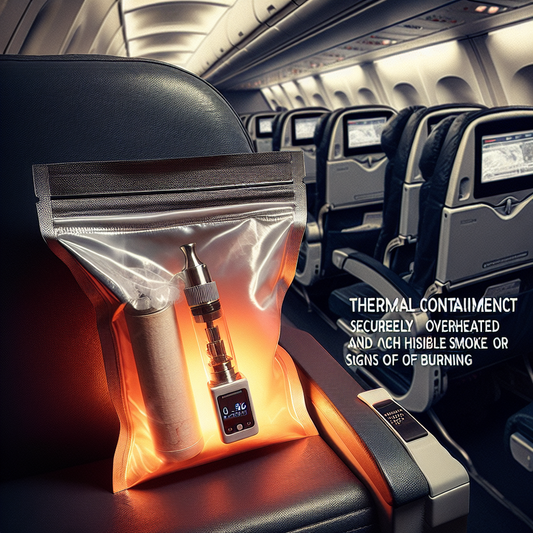 High-Altitude Scare: Overheating E-Cigarette on Flight Introduces New Safety Concerns