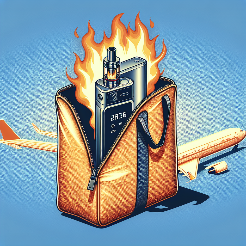 Miraculous Save at 30,000 Feet: Overheating Vape Device Contained Mid-Air