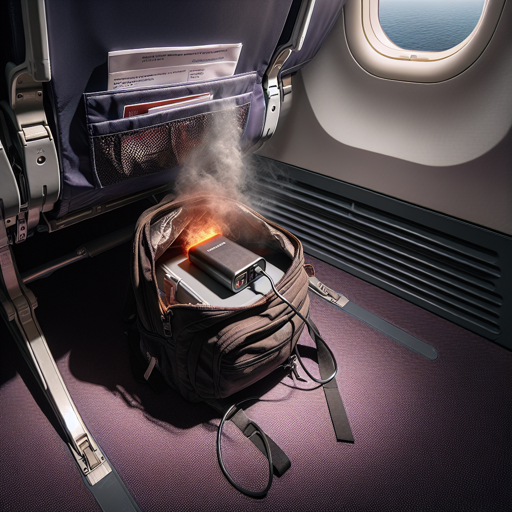 High Altitude Scare: Personal Electronic Device Overheating on Flight