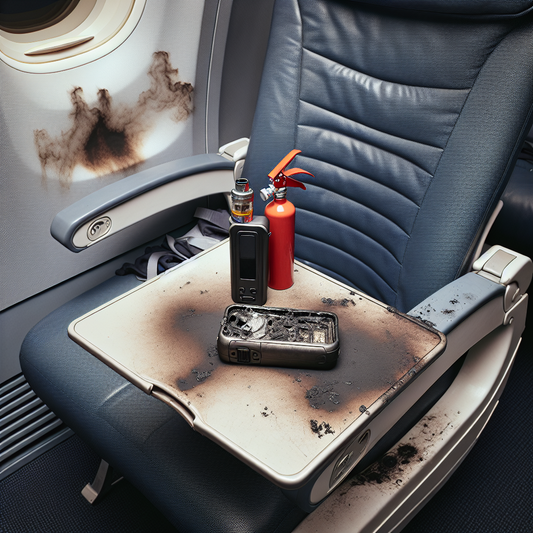 Mid-Air Scare: Overheated Vaping Device on Commercial Flight