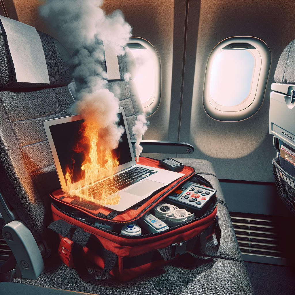 Mid-Air Scare: Overheating Laptop Prompts Emergency Response